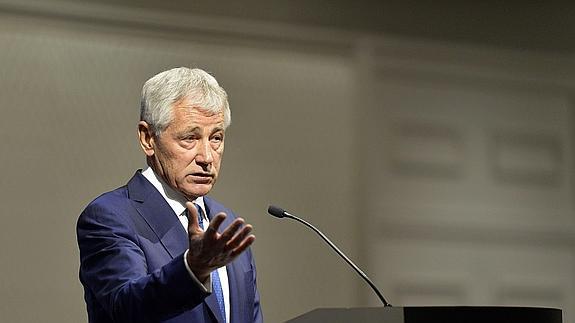 Chuck Hagel, secretario de Defensa de EE UU. 