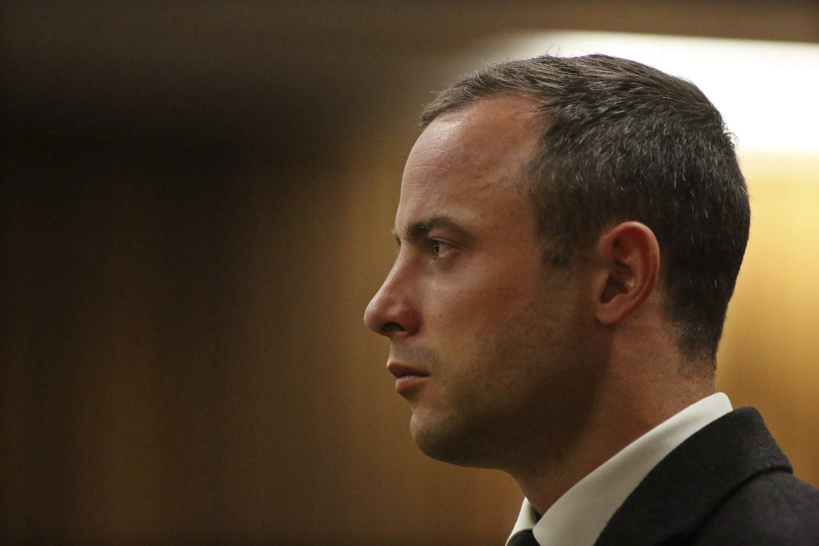 Oscar Pistorius durante su juicio.