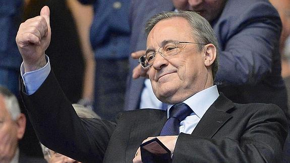 Florentino, en un acto público.