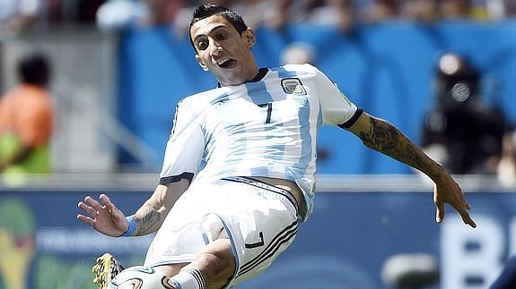 Di María se lesionó en el duelo contra Bélgica. 