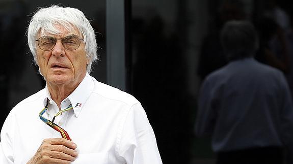 Ecclestone, en Hungría.  