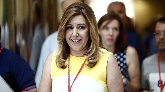 La secretaria general del PSOE andaluz, Susana Díaz. 