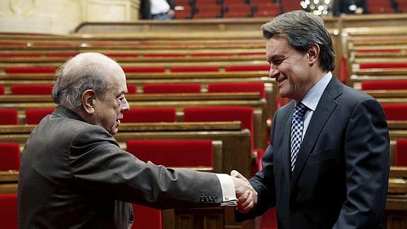 Jordi Pujol y Artur Mas.