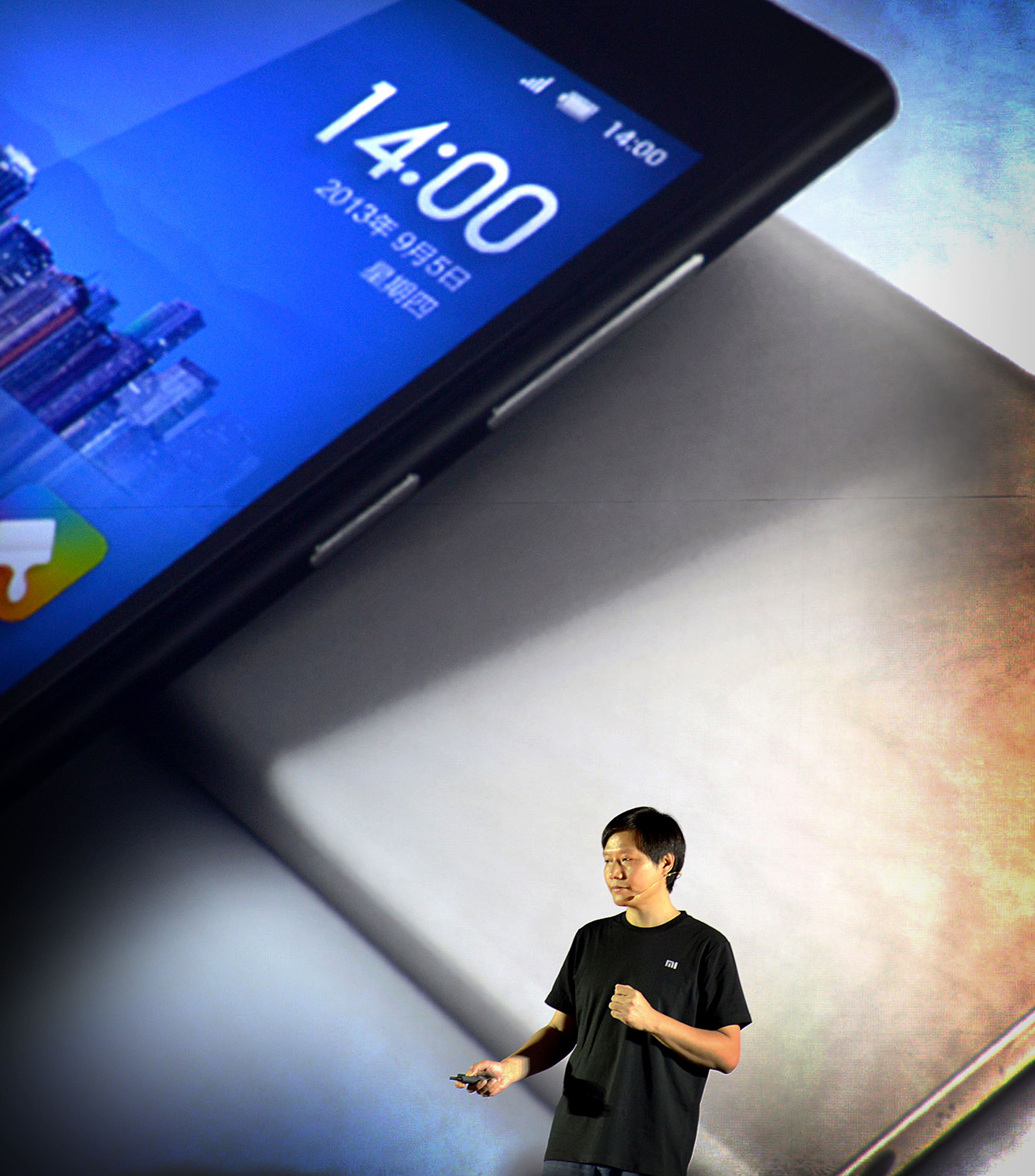 Lei Jun, CEO de Xiaomi, presenta su móvil Mi3