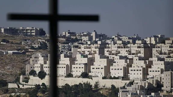 Un asentamiento israelí en Cisjordania.
