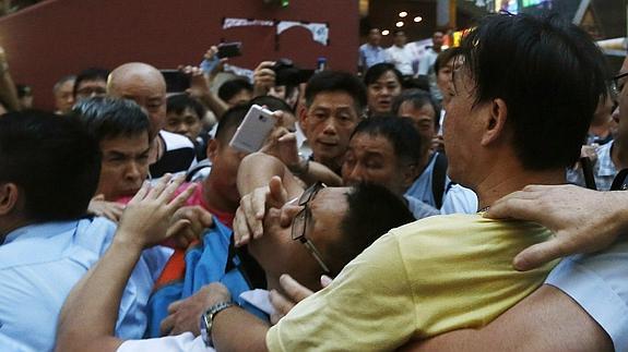 Protestas en Hong Kong.