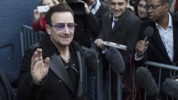 El líder de U2, Bono 