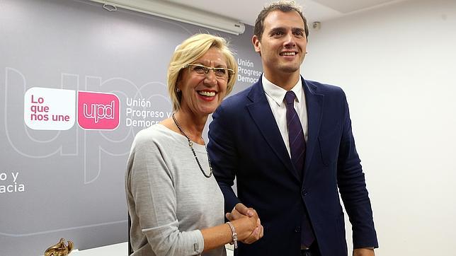 Rosa Díez y Albert Rivera. 