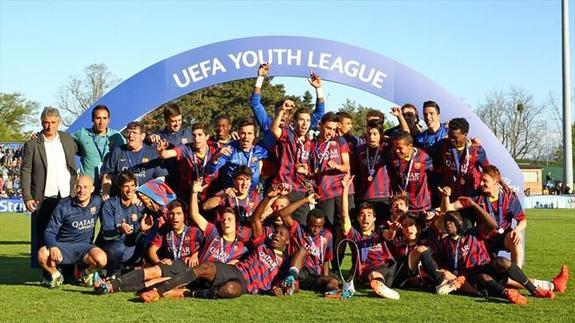 Barcelona, primer campeón del torneo. 