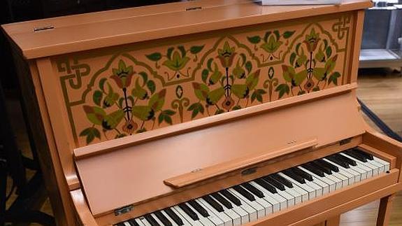 El famoso piano de Sam (Dooley Wilson) en "Casablanca" 