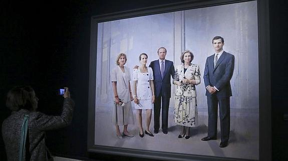 El cuadro 'La Familia de Juan Carlos I', de Antonio López. 