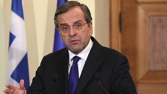El primer ministro griego, Antonis Sanaras. 