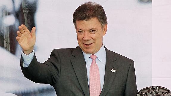 El presidente de Colombia, Juan Manuel Santos. 