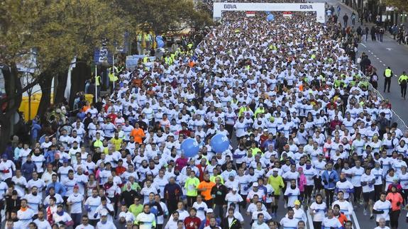 8.000 personas han colaborado esta mañana en la iniciativa del BBVA. 