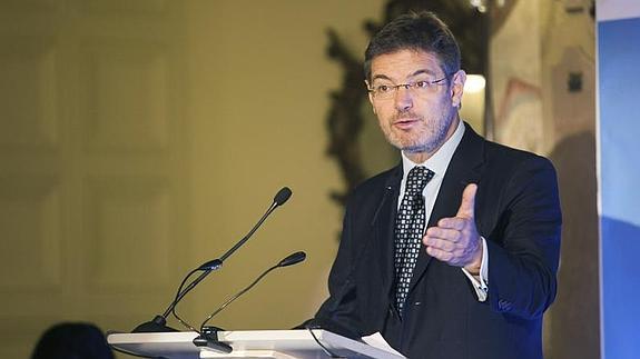 El ministro de Justicia, Rafael Catalá. 