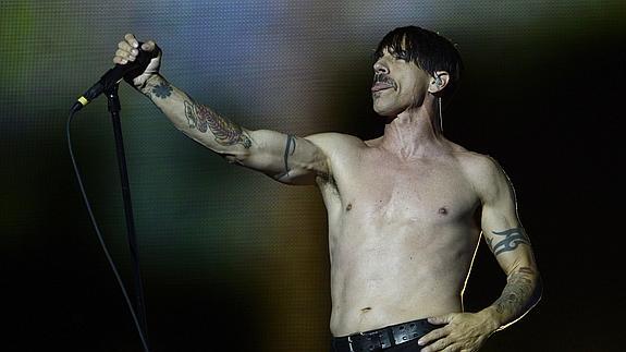 El cantante de Red Hot Chili Peppers.