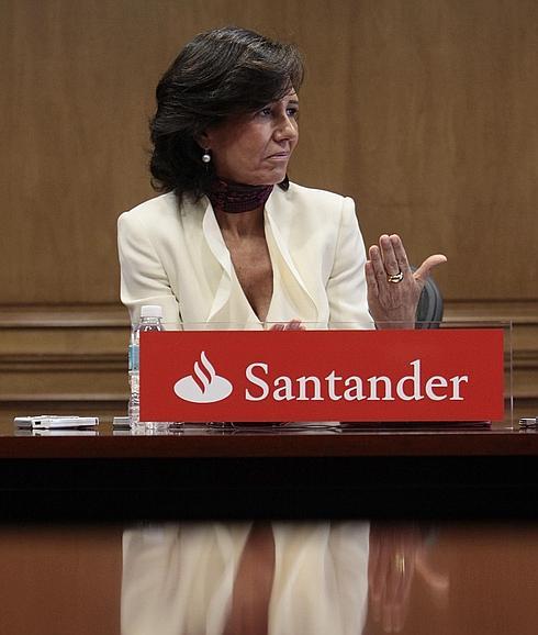 La presidenta del Banco Santander, Ana Botín.