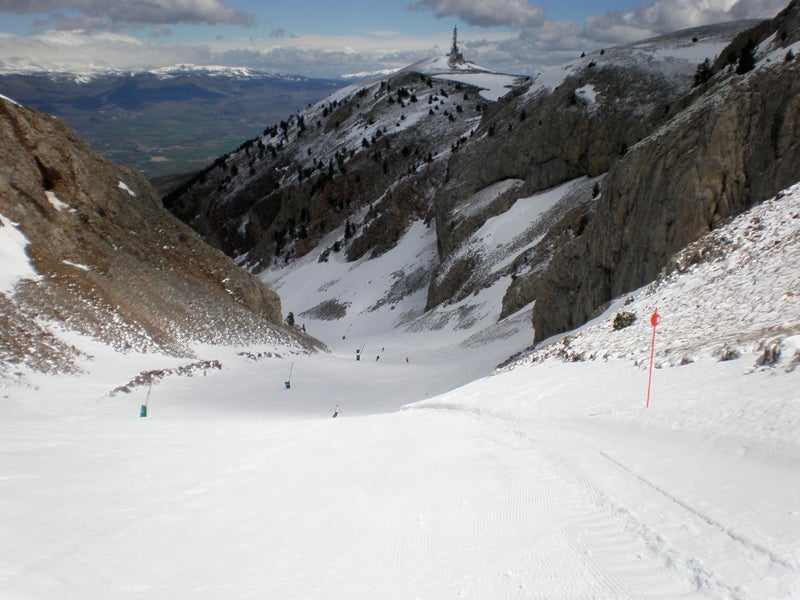 Pista Coma Pregona, en la estación de Masella