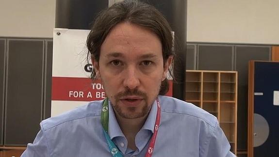 El secretario general de Podemos, Pablo Iglesias. 