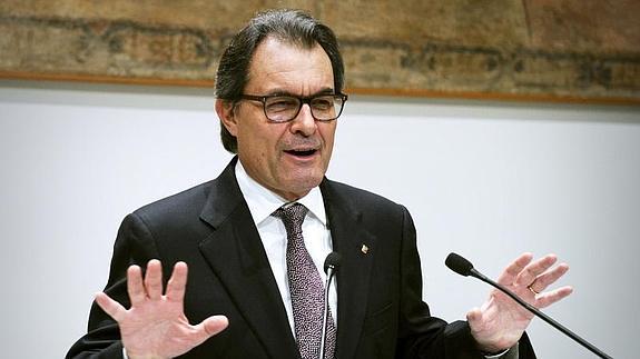 El presidente de la Generalitat Artur Mas. 