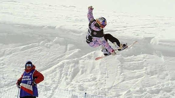 Prueba de Half Pipe en Sierra Nevada