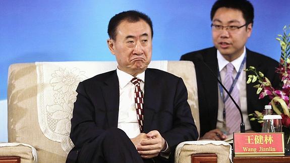 El magnate chino Wang Jianlin. 