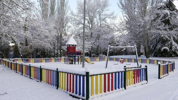 Un parque infantil de Cuenca. 