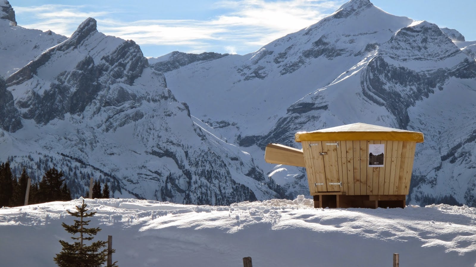 Primera fondueland de Gstaad, instalada la pasada temporada