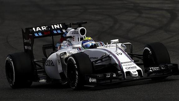 Felipe Massa se luce en Montmeló. 