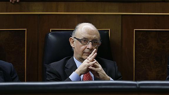 El ministro de Hacienda, Cristóbal Montoro.