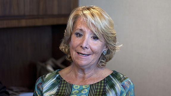 Esperanza Aguirre. 