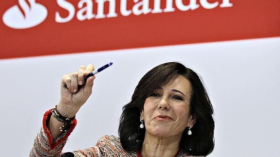 Ana Botín, presidenta del Santander 