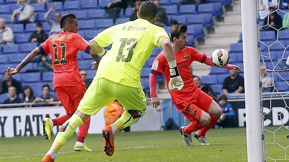 El Espanyol-Barcelona del pasado sábado. 