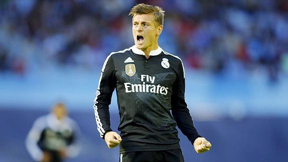 Toni Kroos, en un partido con el Real Madrid. 