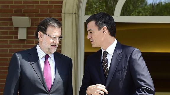 Rajoy y Sánchez.