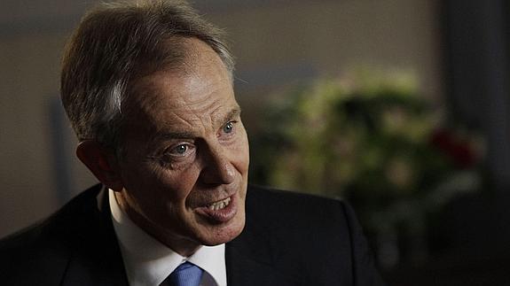 El ex primer ministro británico Tony Blair.