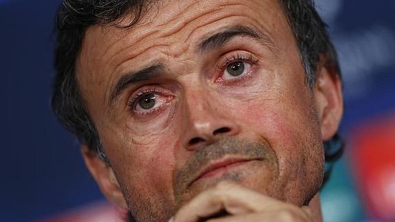 Luis Enrique, entrenador del Barcelona. 