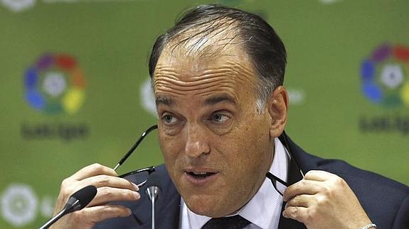 Javier Tebas, presidente de la LFP. 