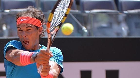 Rafa Nadal, en Roma. 