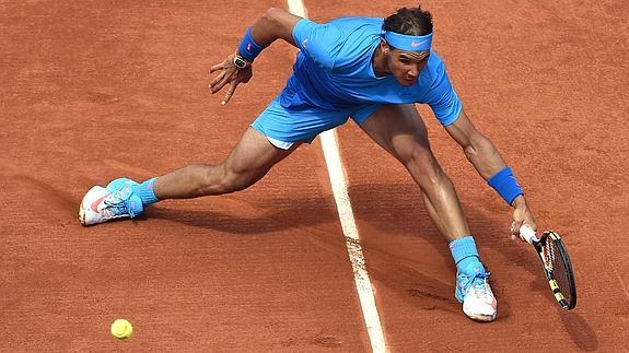 Rafael Nadal, en Roland Garros. 