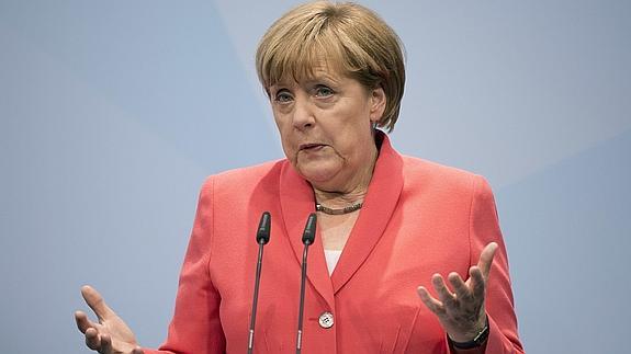 Angela Merkel. 