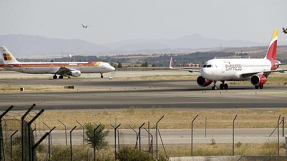 Vista general de la T-4 del aeropuerto Adolfo Suárez Madrid-Barajas. 