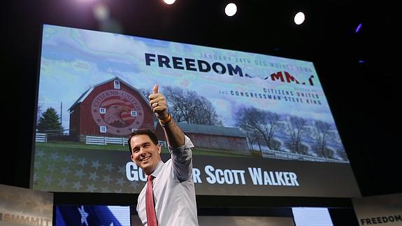 Scott Walker, gobernador de Wisconsin.