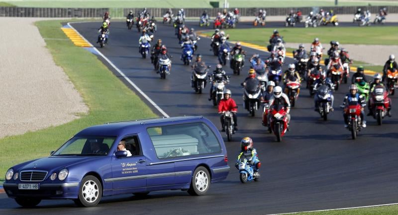 Despedida a Bernat Martínez en el circuito Ricardo Tormo. 