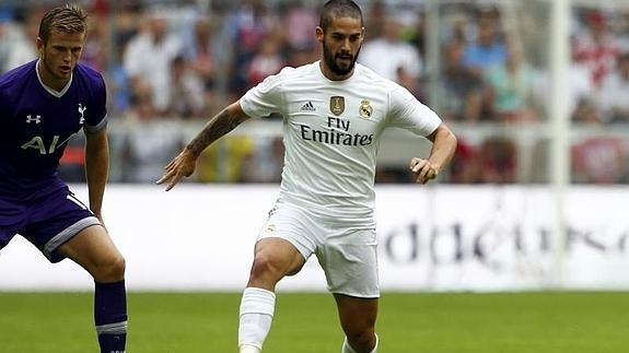 Isco durante el partido. 