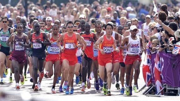 Maratón de Londres 2012. 