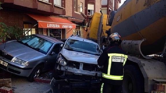 Imagen del accidente. 