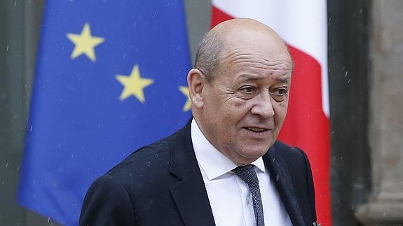 El ministro de Defensa francés, Jean-Yves Le Drian.