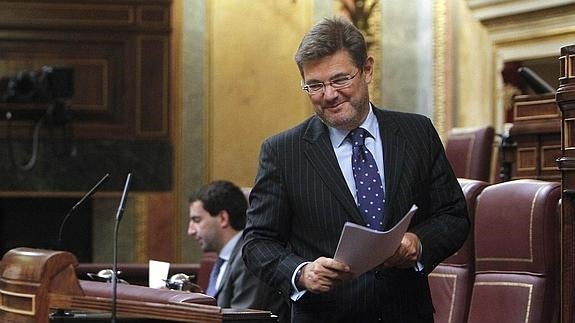 El ministro de Justicia, Rafael Catalá. 