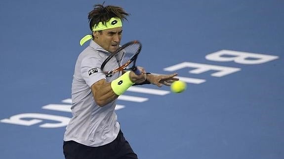 David Ferrer, en el torneo de Pekín. 